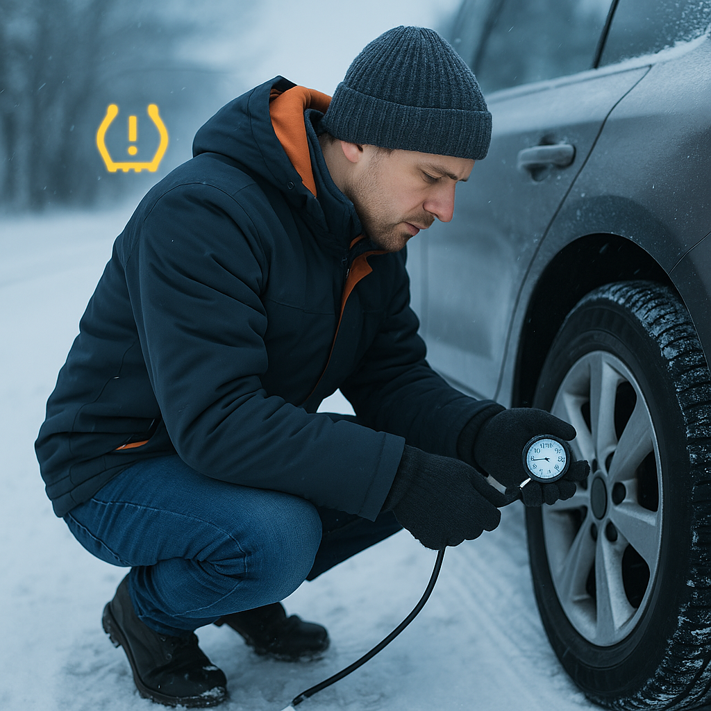Cold Weather Makes Your Tires Lose Air - What Drivers Should Do