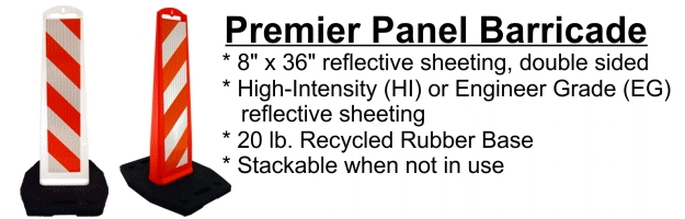 Premier Panel™ Vertical Barricade