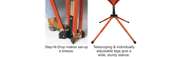 Single Spring Sign Stand