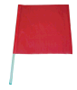 24" Heavy Duty Red PVC Construction Flag