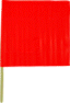 20" PVC Construction Flags