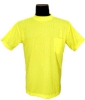 Lime High Visibility Microfiber T-Shirt