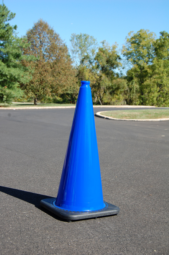 28" Blue Traffic Cones Traffic Safety Store