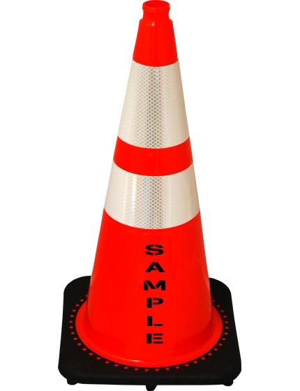 thumbnail interactive-video image 1 of Traffic Cones 28 Inch Orange 8 Pack Heavy Duty Safety Cones With Reflective Collars Fit Parking Lot,Driveway Road Traffic Control Construction Cones 1 of 12