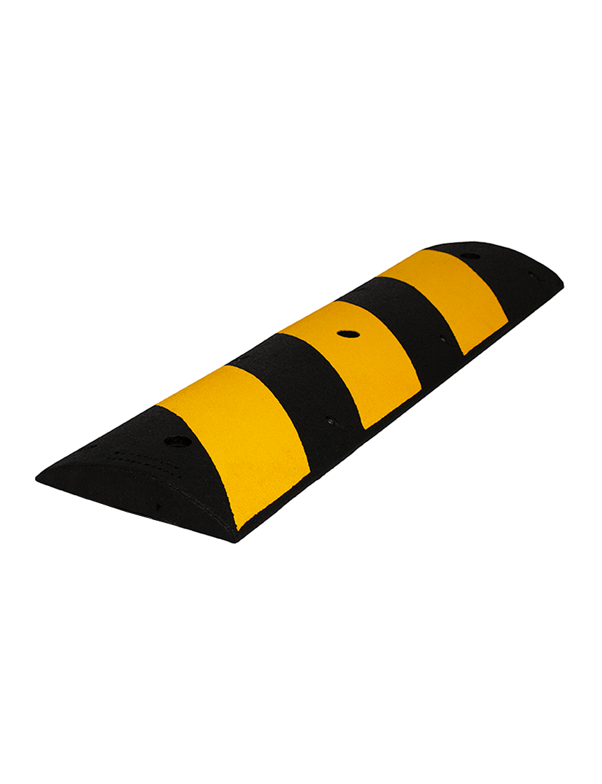 4 Heavy Duty Recycled Rubber Speed Bump Traffic Safety Store