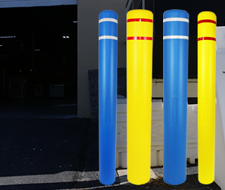 parking blocks traffic safety stops bumper rubber plastic barriers triangle markers curbs