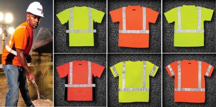 Reflective ANSI High-Vis T-shirts Class 2 & 3